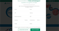 Desktop Screenshot of clubedaembalagem.com.br